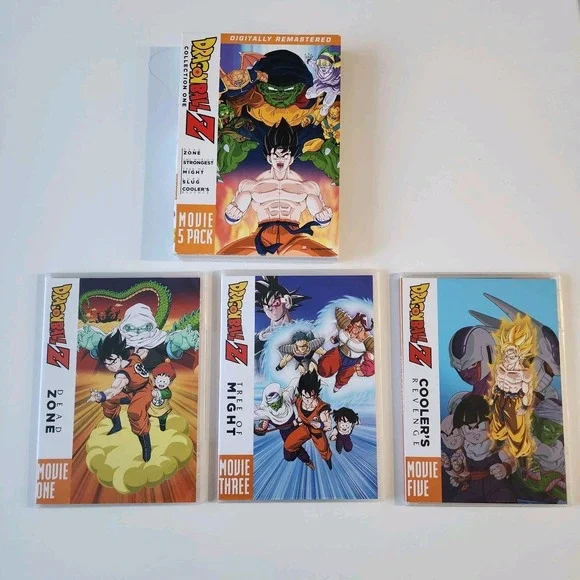 Dragon Ball Movies Collection 1 + 3 DVDs Lord Slug Dead Zone Broly Fusion Reborn - Picture 2 of 12
